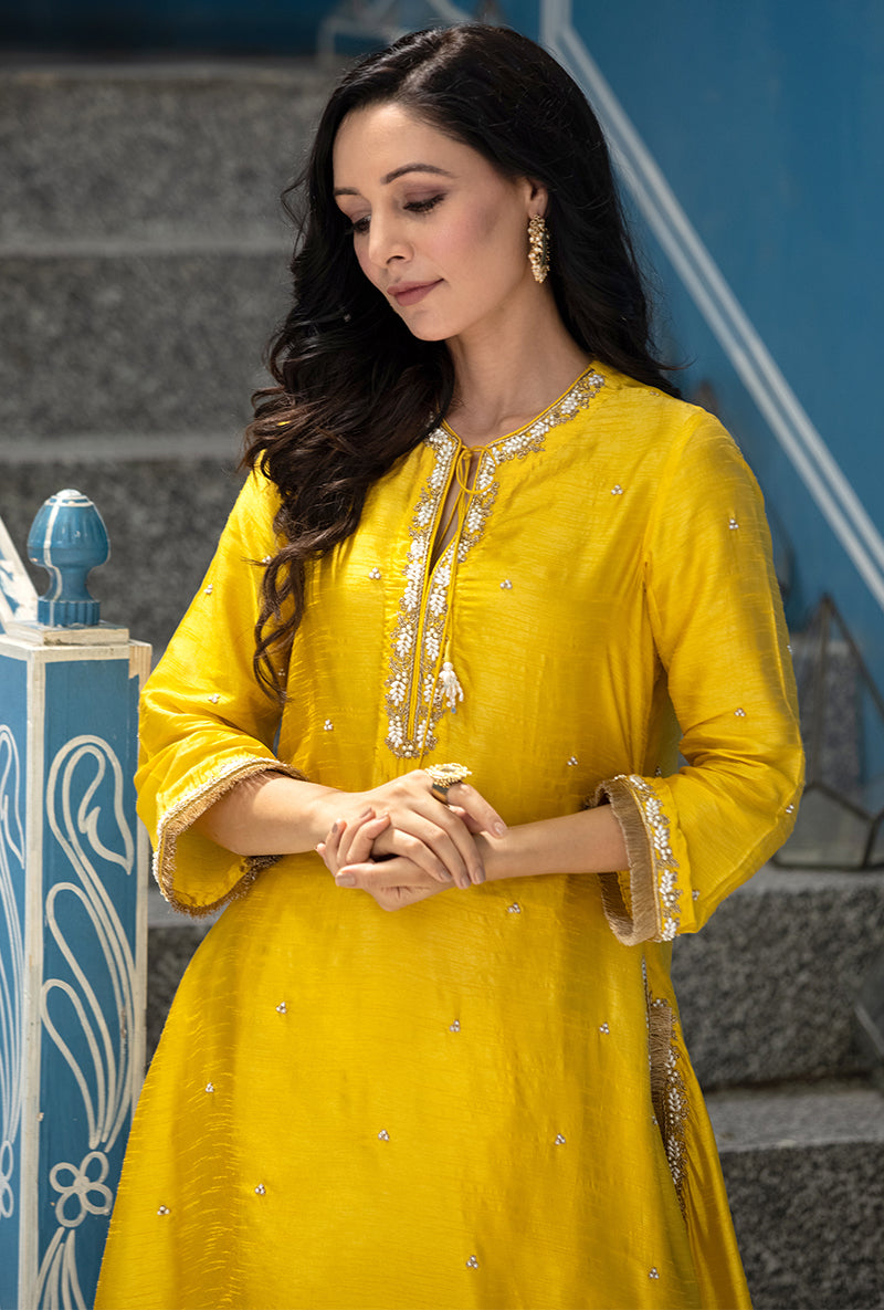 Yellow Tulip Ameera Kurta Set