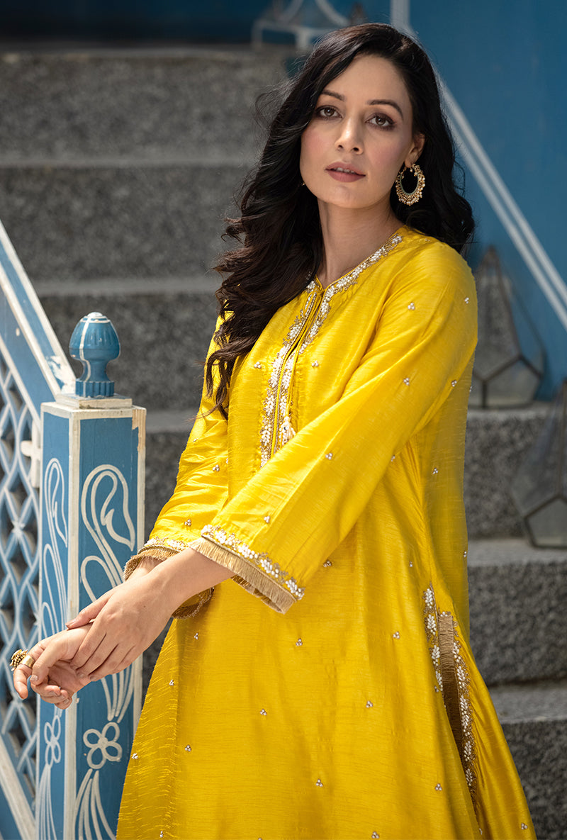 Yellow Tulip Ameera Kurta Set
