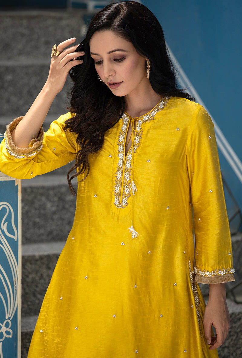 Yellow Tulip Ameera Kurta Set