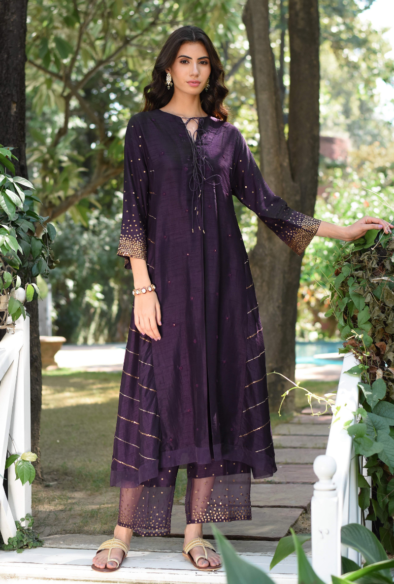 Purple Gold Tikki Set