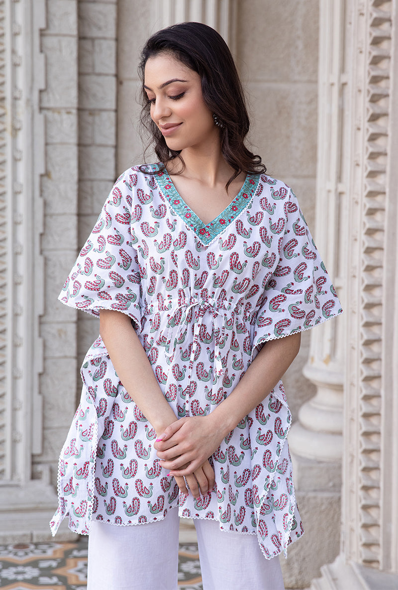 Red Mayuri Lounge Wear Set