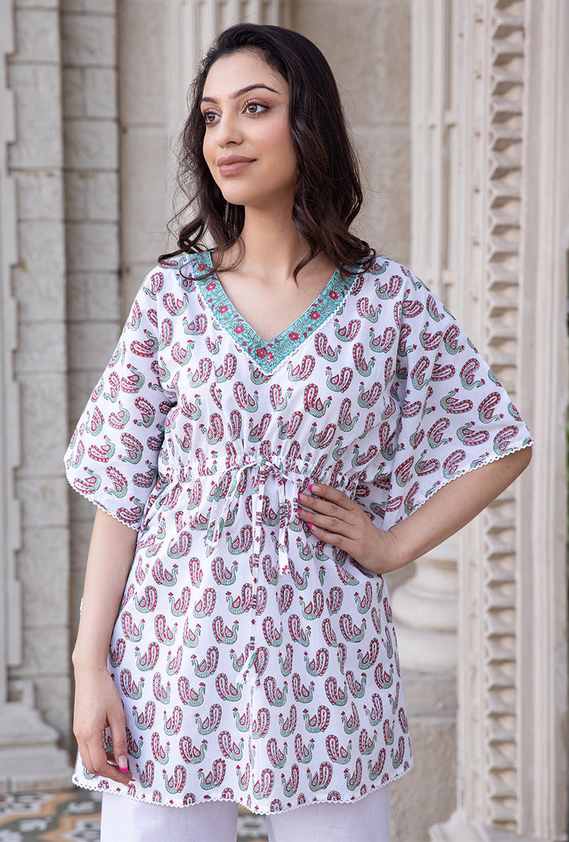 Red Mayuri Lounge Wear Set