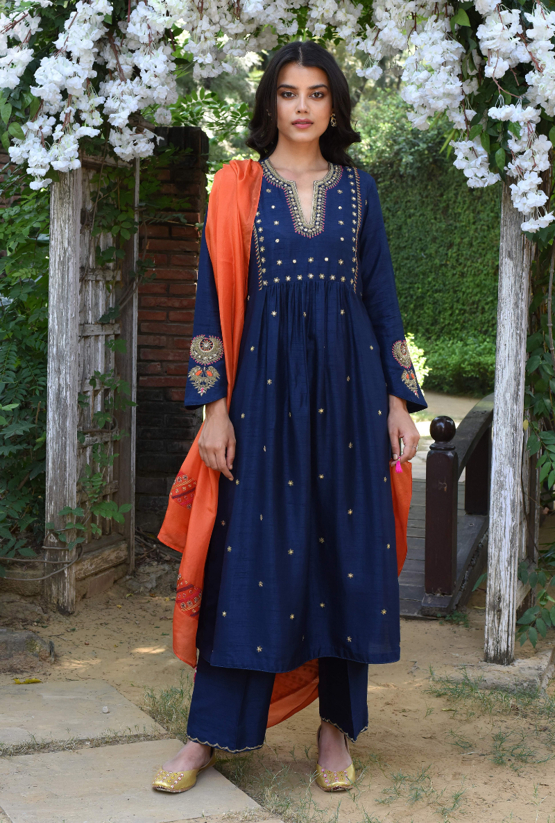 Blue Heer Sitara Set