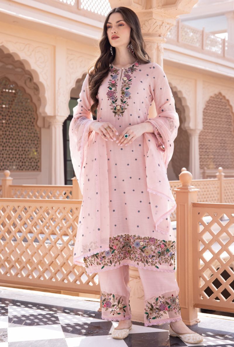 Pink Orchid Long Sahiba Kurta Set