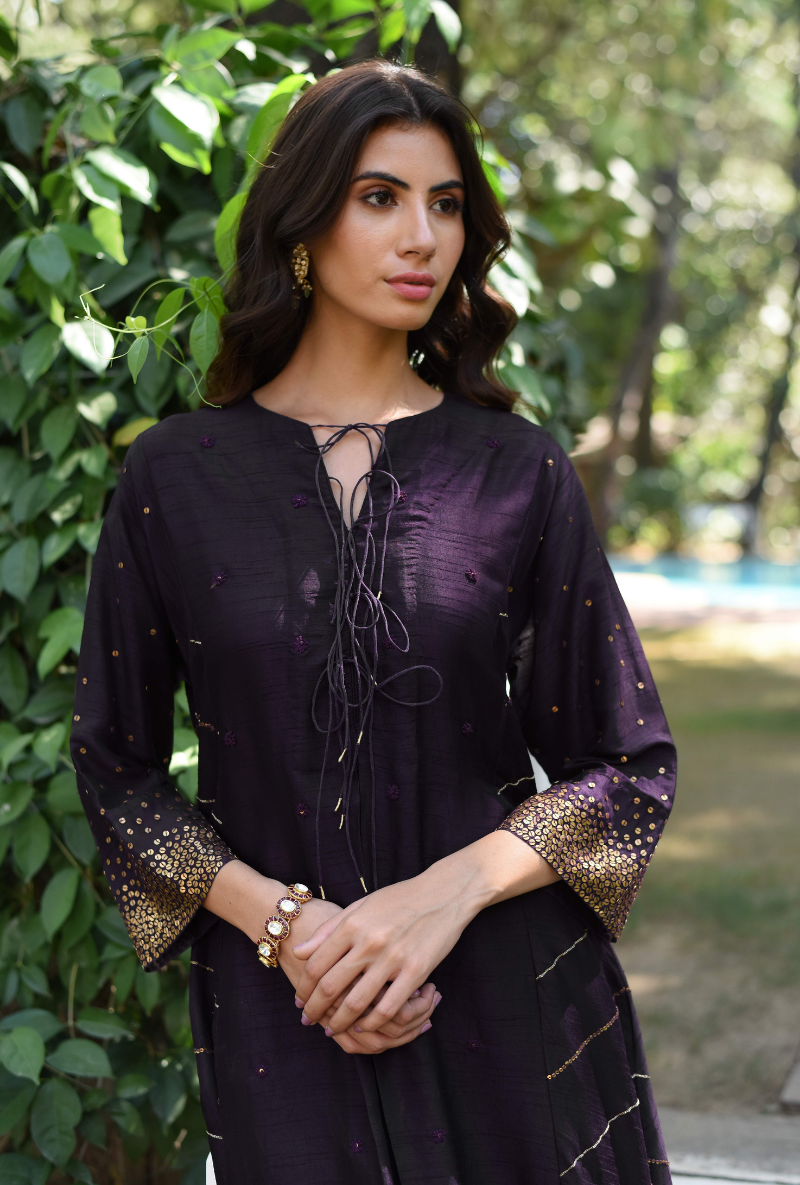 Purple Gold Tikki Set