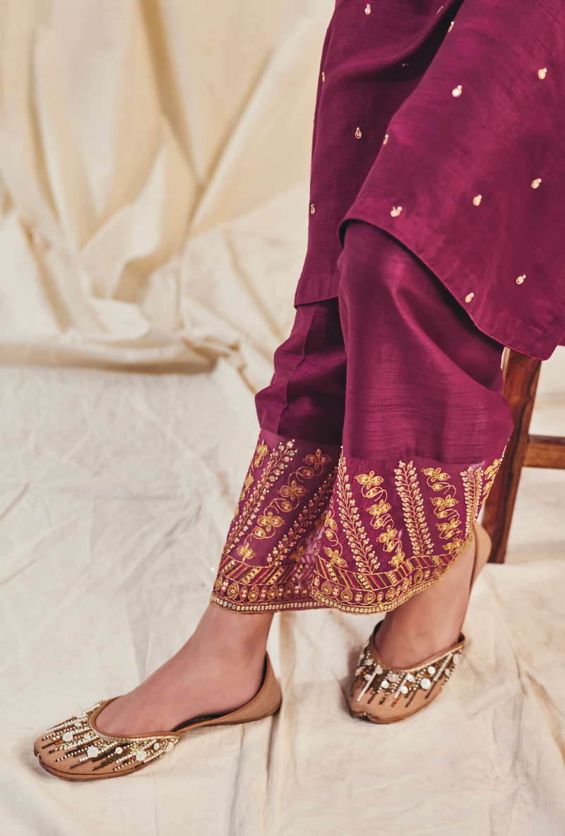 Wine Noor Farshi Meera Kurta