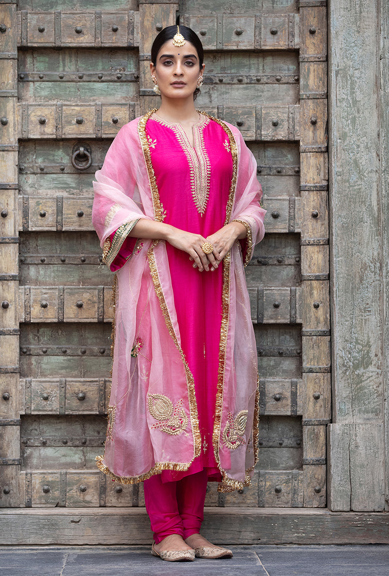 Rani Jhoomar Zara Kurta Set