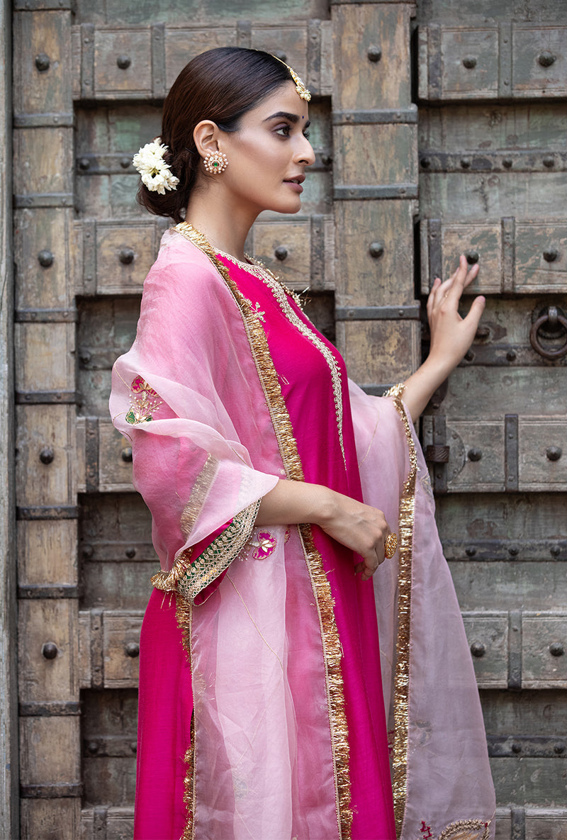 Rani Jhoomar Zara Kurta Set