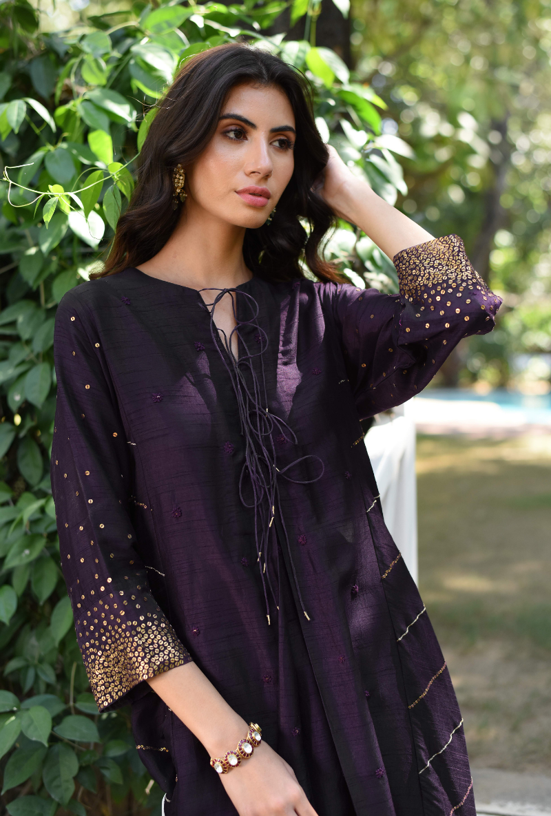 Purple Gold Tikki Set