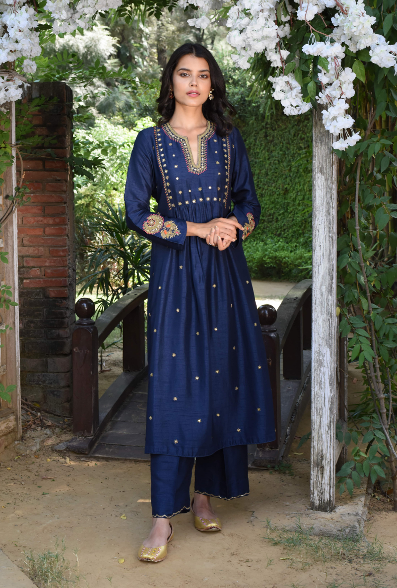 Blue Heer Sitara Set