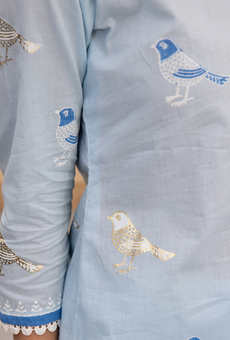 Blue Pihu Salwar Kurta Set