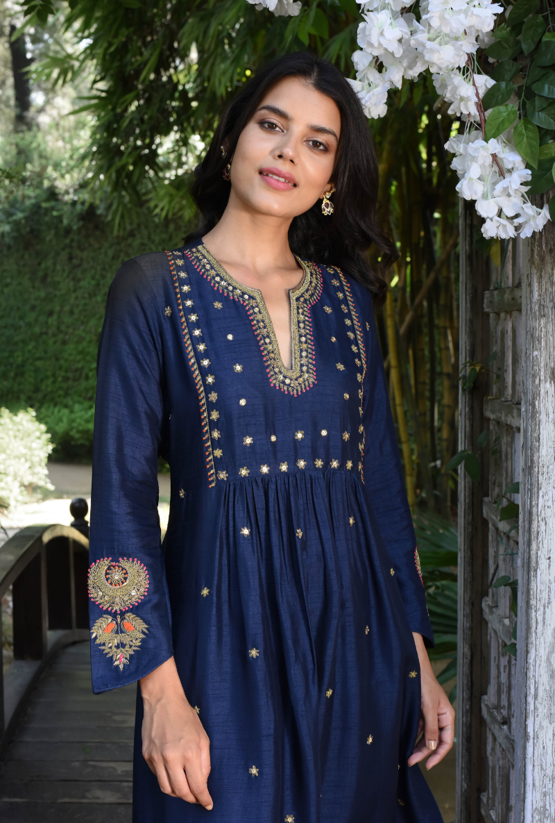 Blue Heer Sitara Set