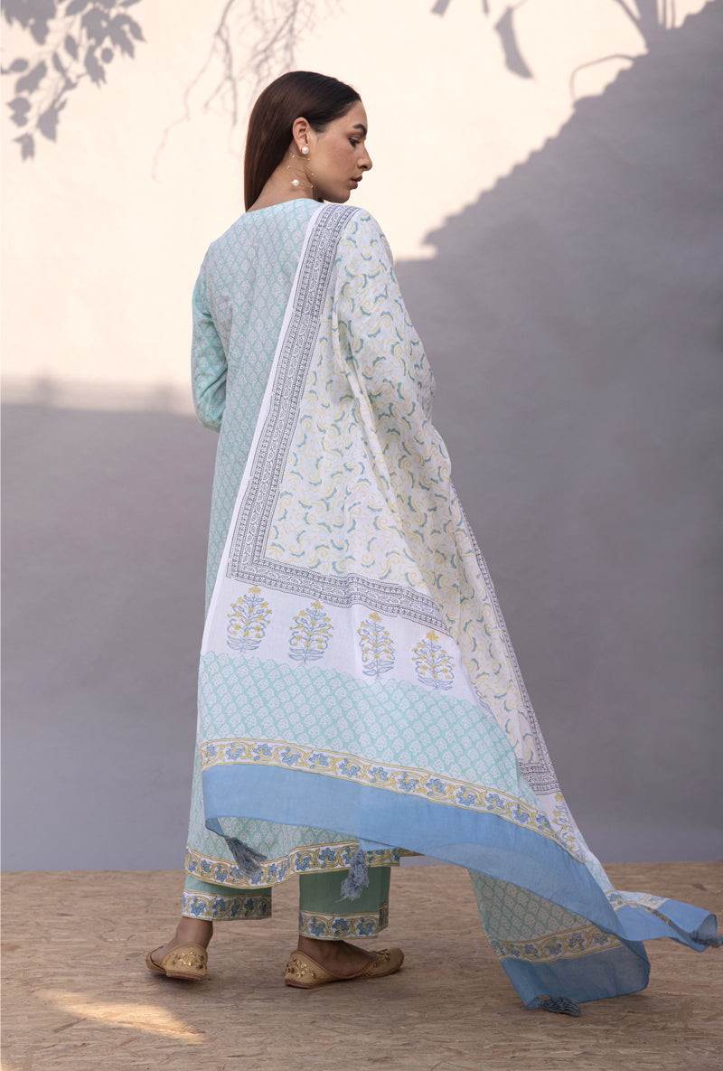 Aqua Gather Maya Kurta Set