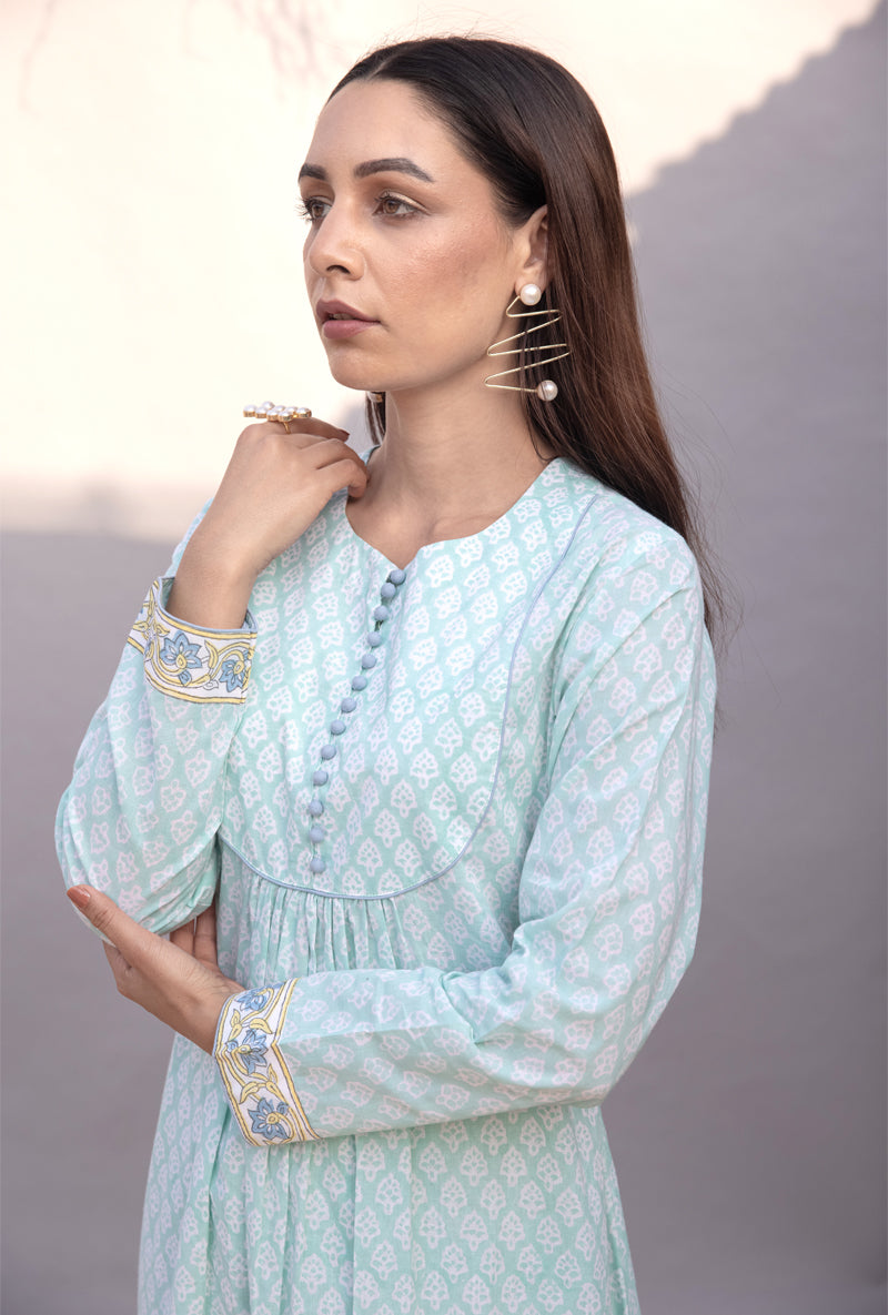 Aqua Gather Maya Kurta Set