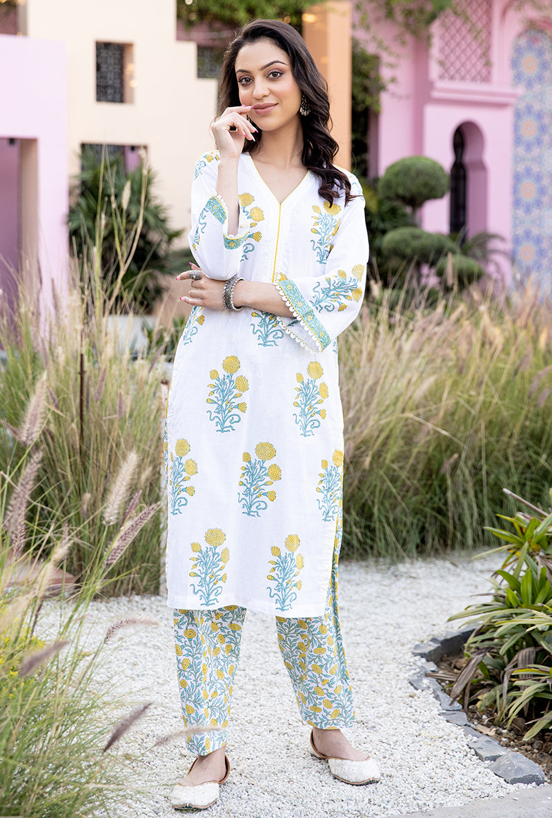 Yellow Mayuri Salwar Set