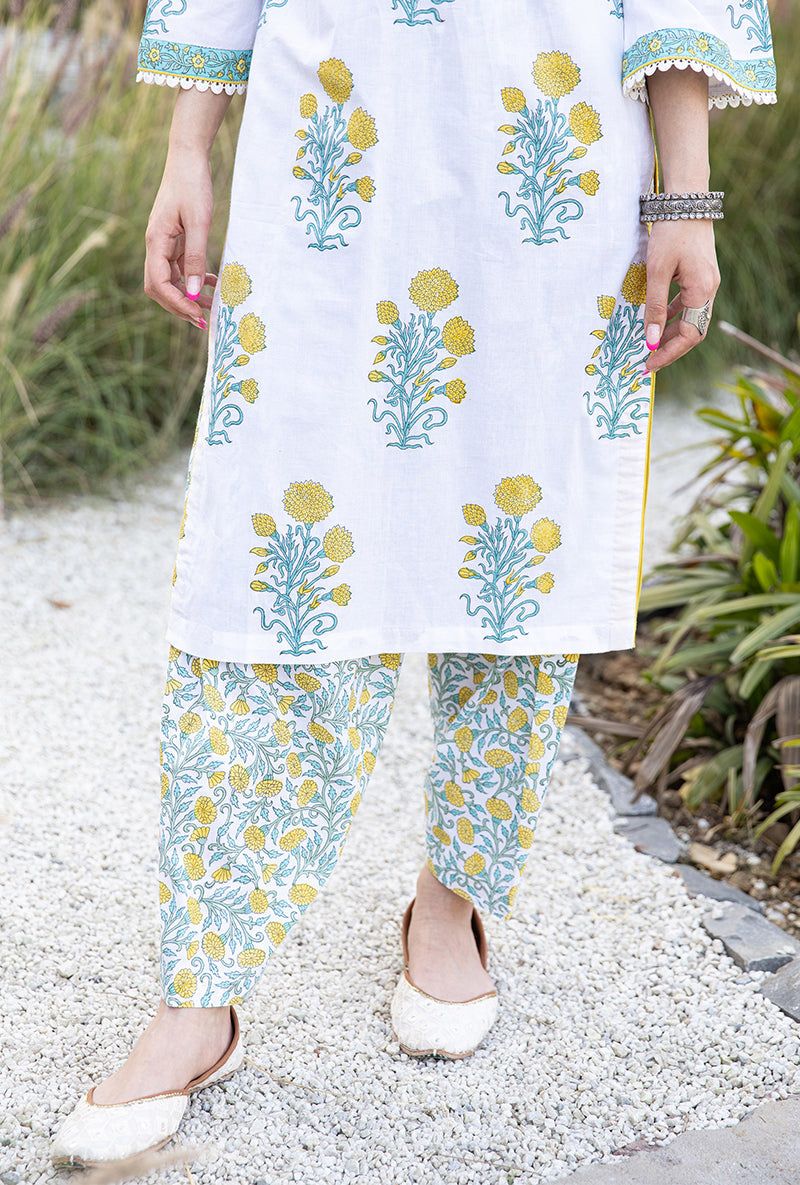 Yellow Mayuri Salwar Set