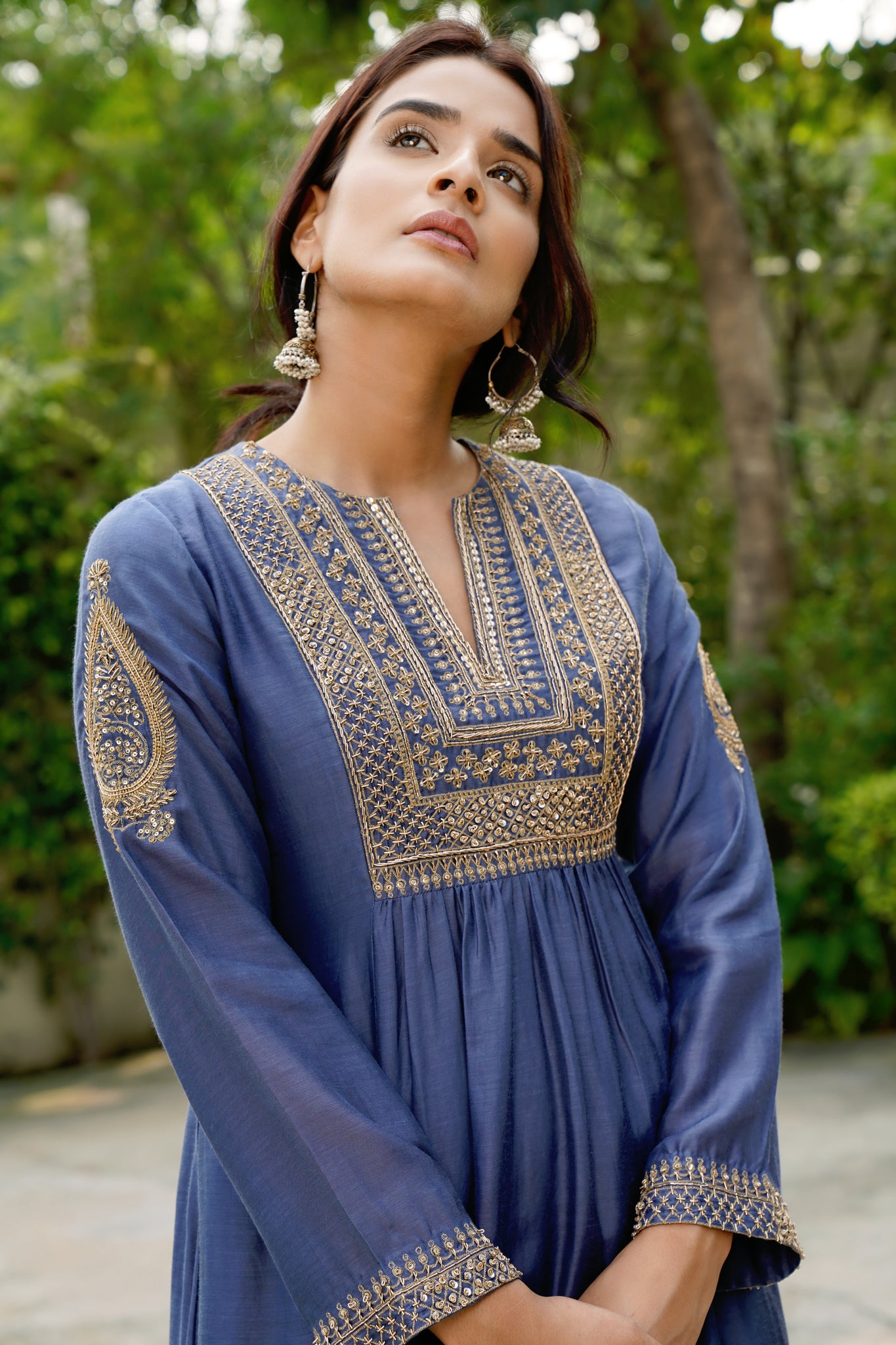 Blue Gold Noor Set