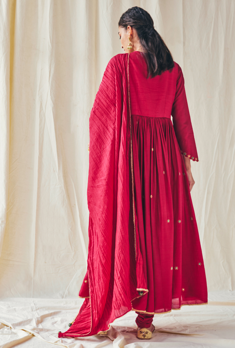 Pink Kairi Meera Anarkali Set