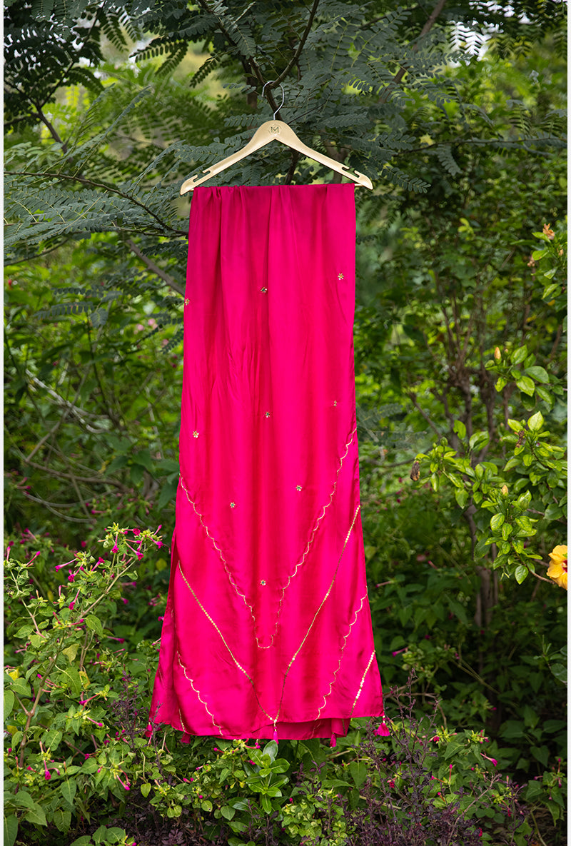 Purple Floral Sitara Husna Kurta Set