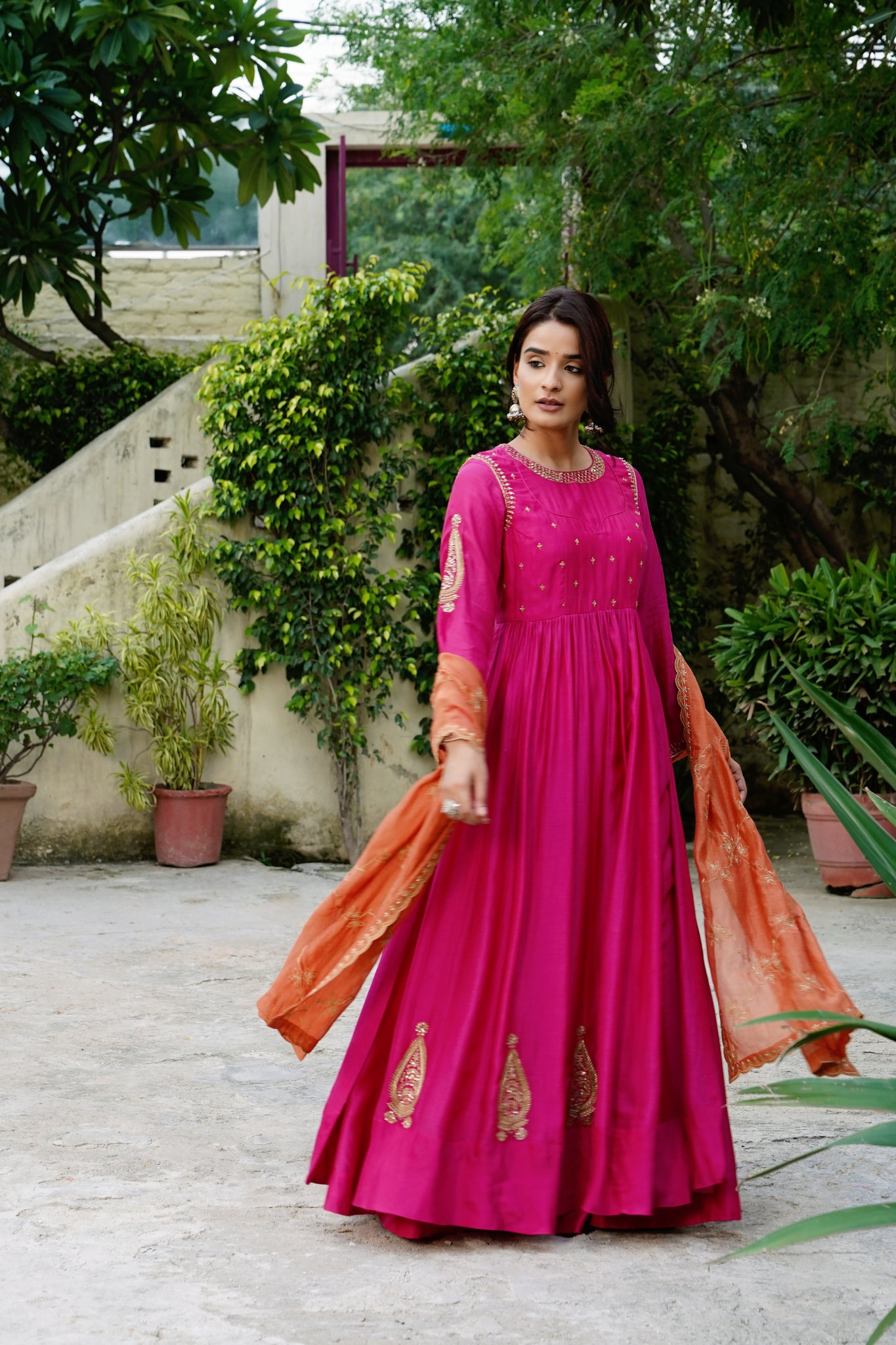 Rani Bahaar Kurta Set By Misri By Meghna Nayyar