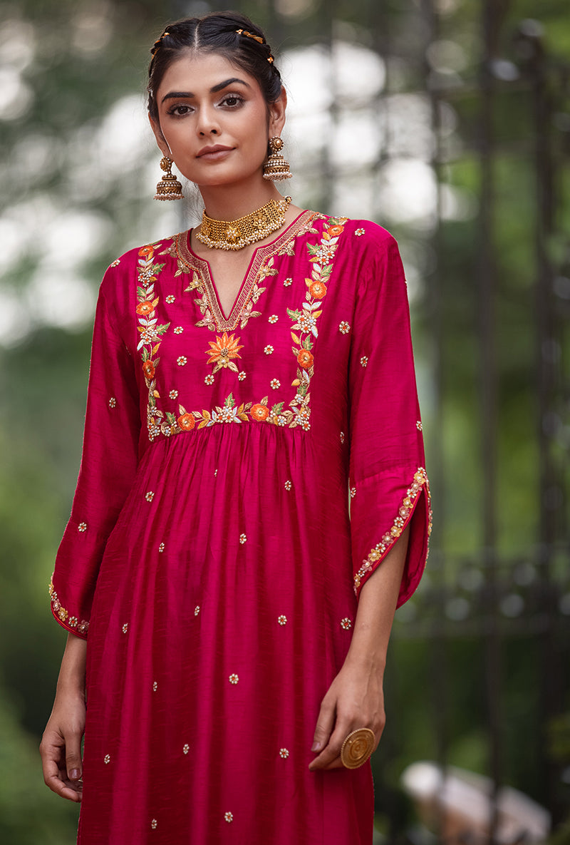 Rani Floral Sitara Husna Kurta Set