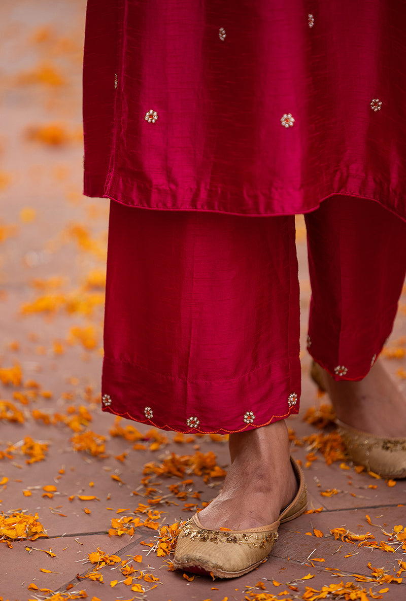 Rani Floral Sitara Husna Kurta Set