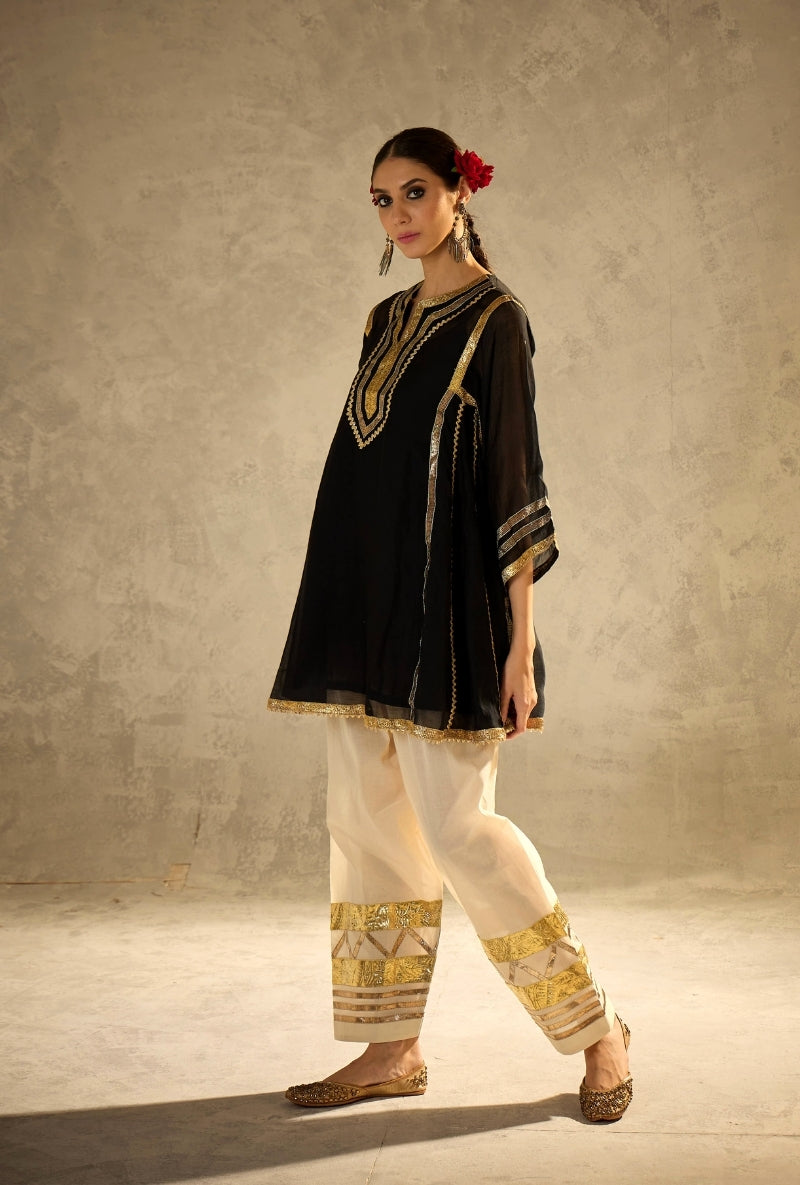Black Choga Style Gulabo Salwar Set