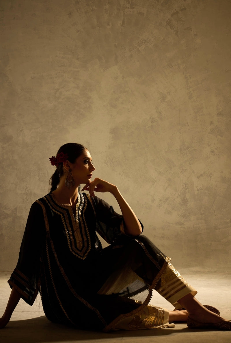 Black Choga Style Gulabo Salwar Set