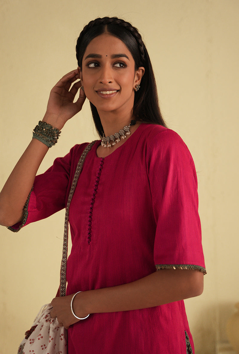 Hot Pink Noorie Gharara Set