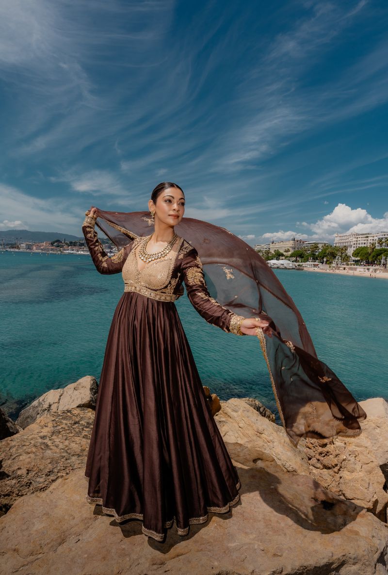 Meghna Nayyar’s Desert Royalty Cannes Look