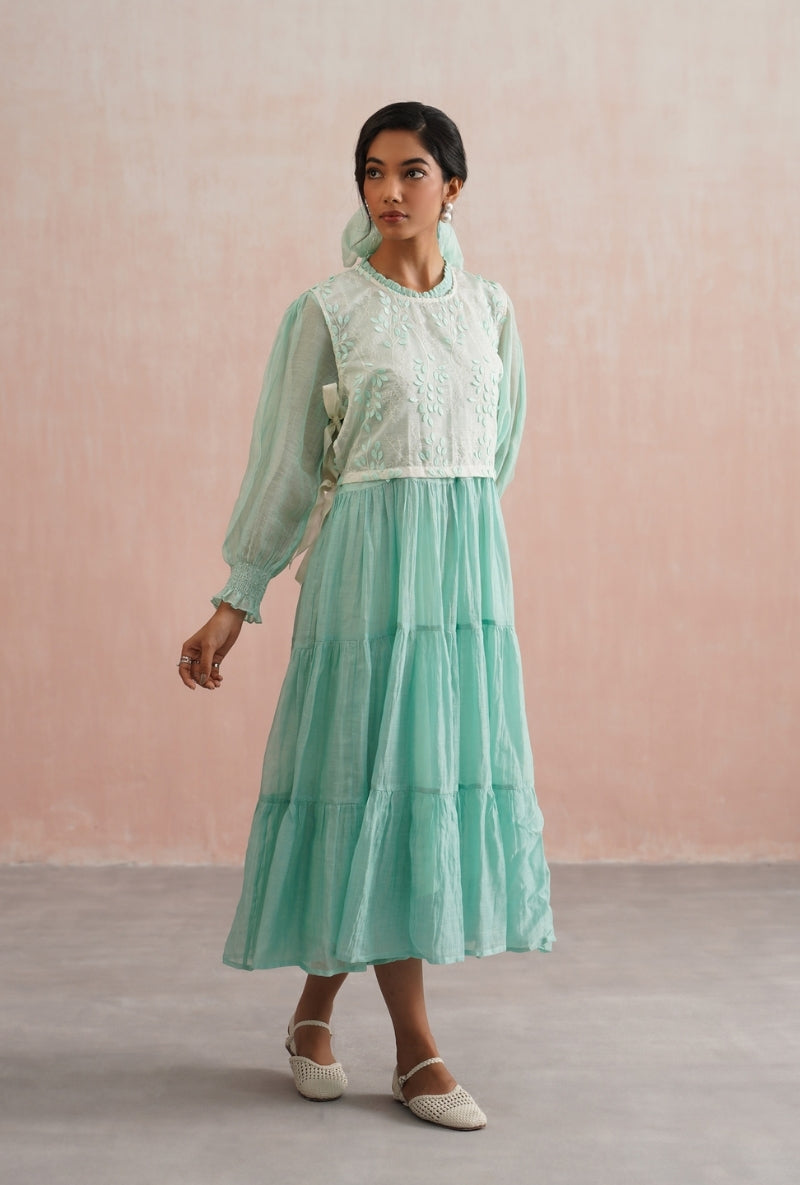 Mint Green Tier Prisha Dress