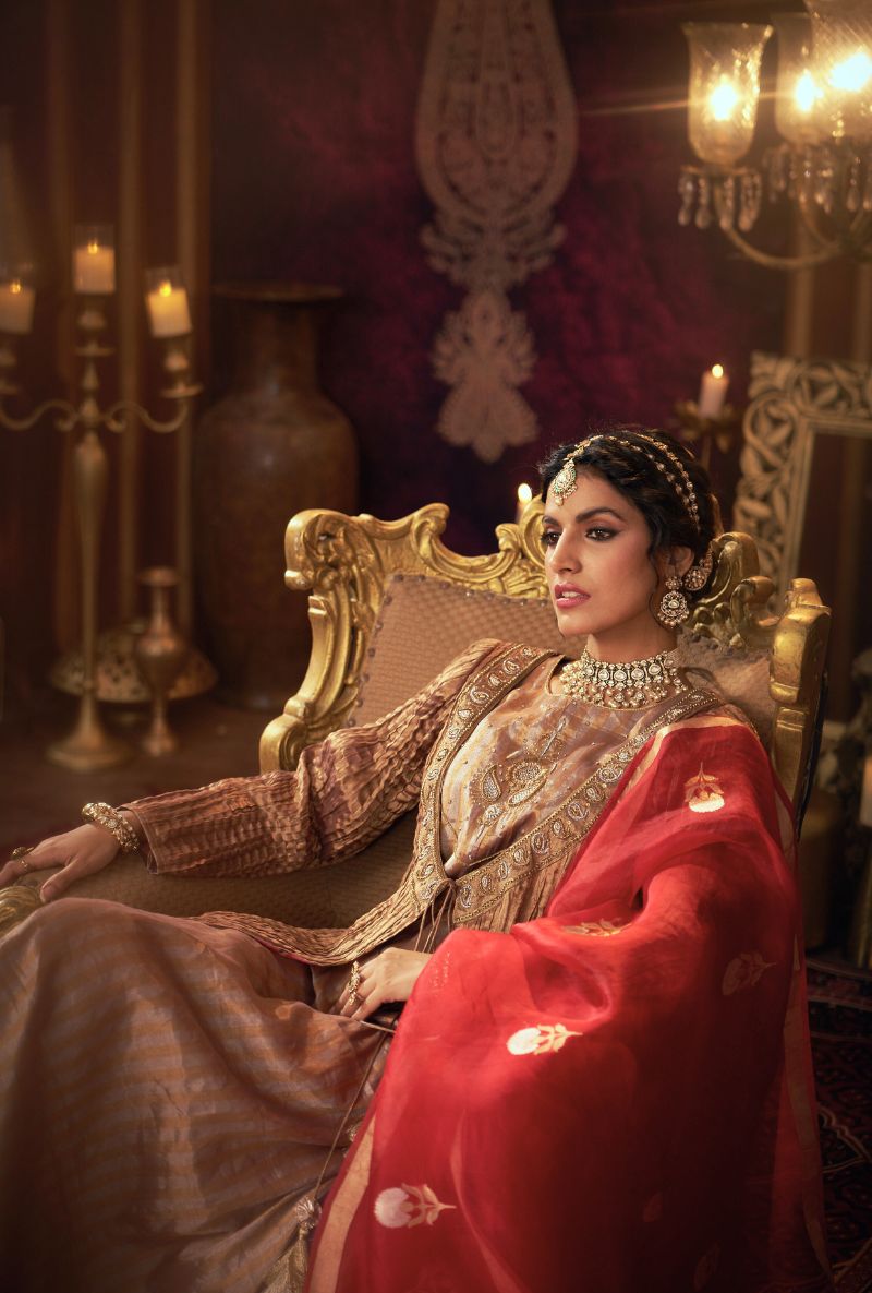 Red Jacket Style Kainaat 2.0 Anarklai set