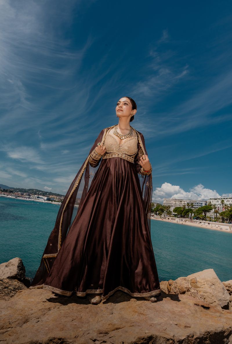 Meghna Nayyar’s Desert Royalty Cannes Look
