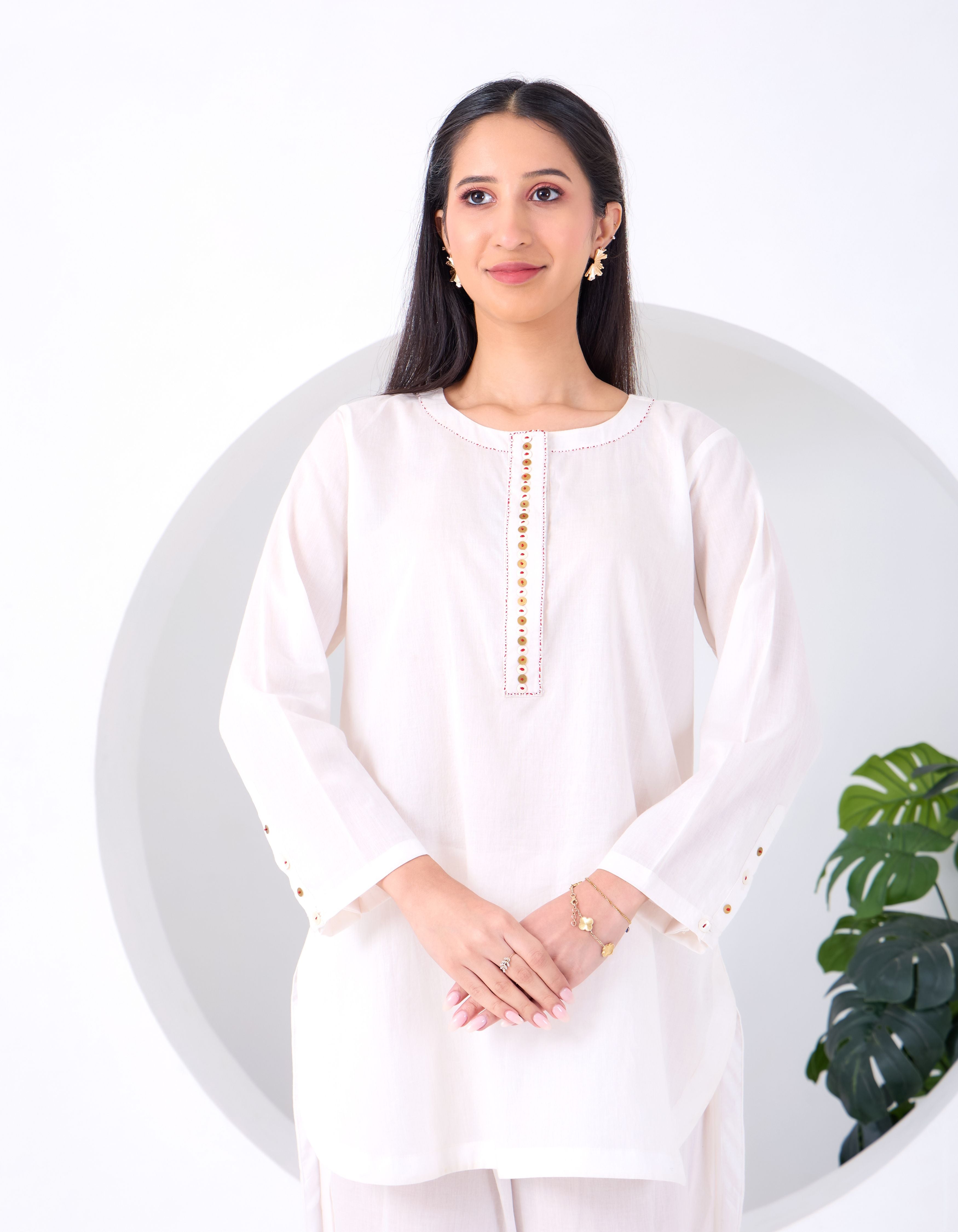 Ivory Blossom June Kurta Set