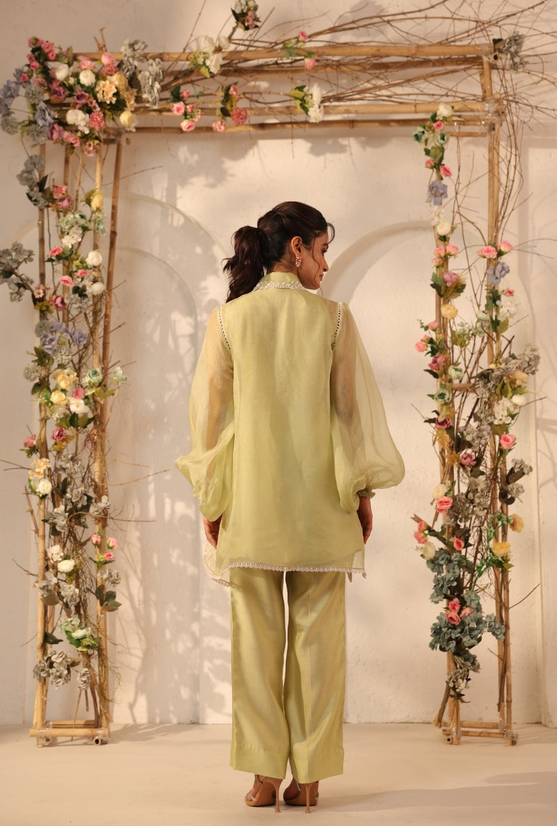 Green Jacket Saaz Co-Ord Set