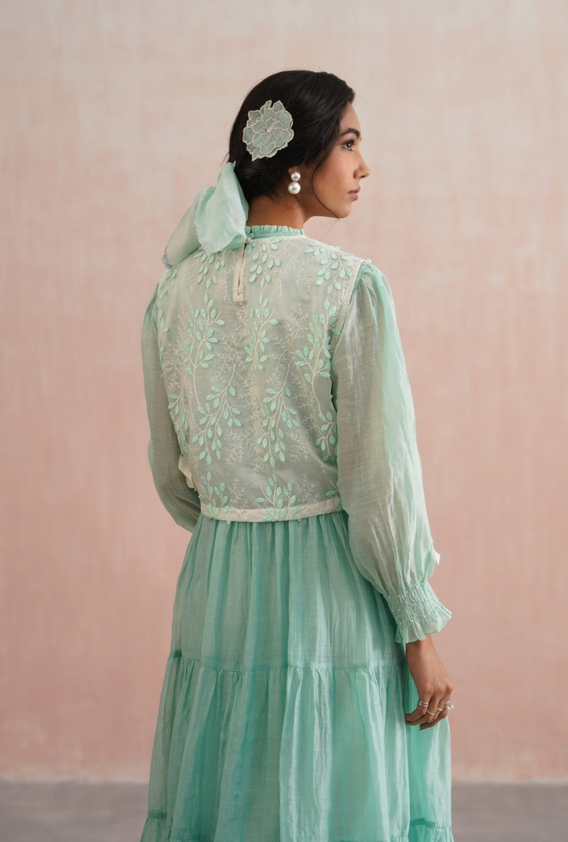 Mint Green Tier Prisha Dress