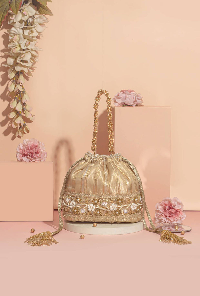 Taj Bucket Bag - Gold