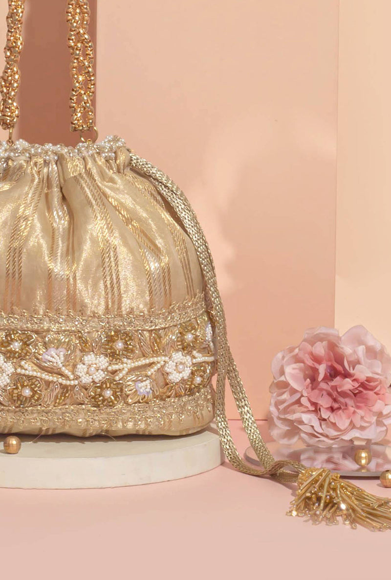 Taj Bucket Bag - Gold