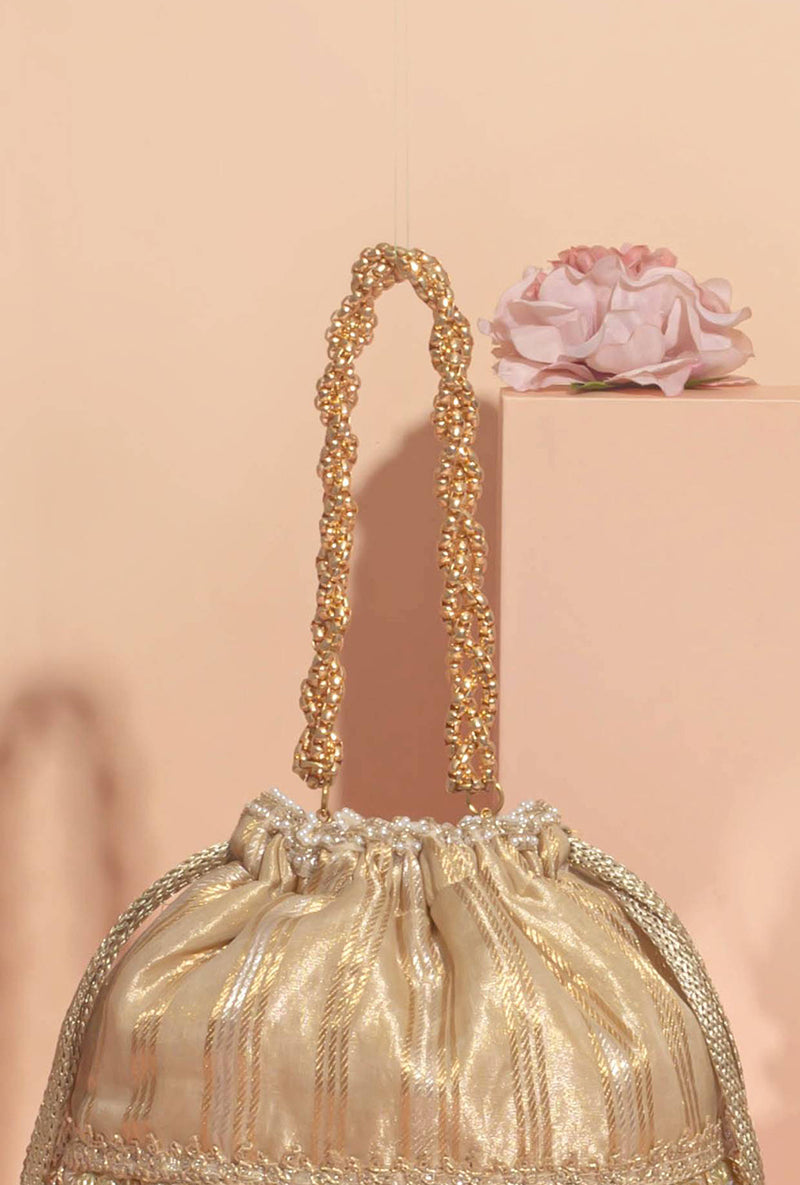 Taj Bucket Bag - Gold