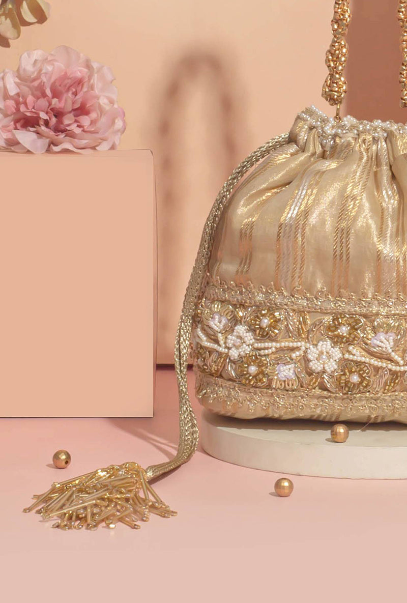 Taj Bucket Bag - Gold