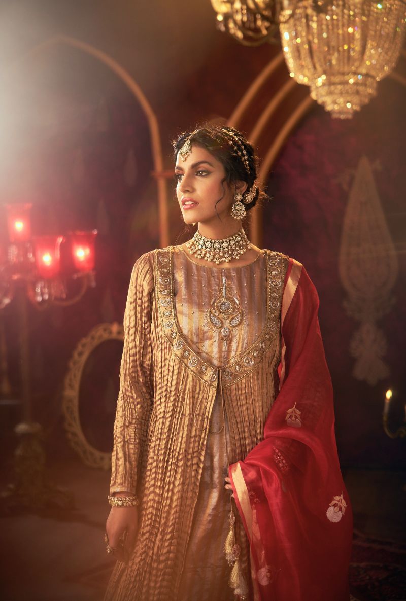 Red Jacket Style Kainaat 2.0 Anarklai set