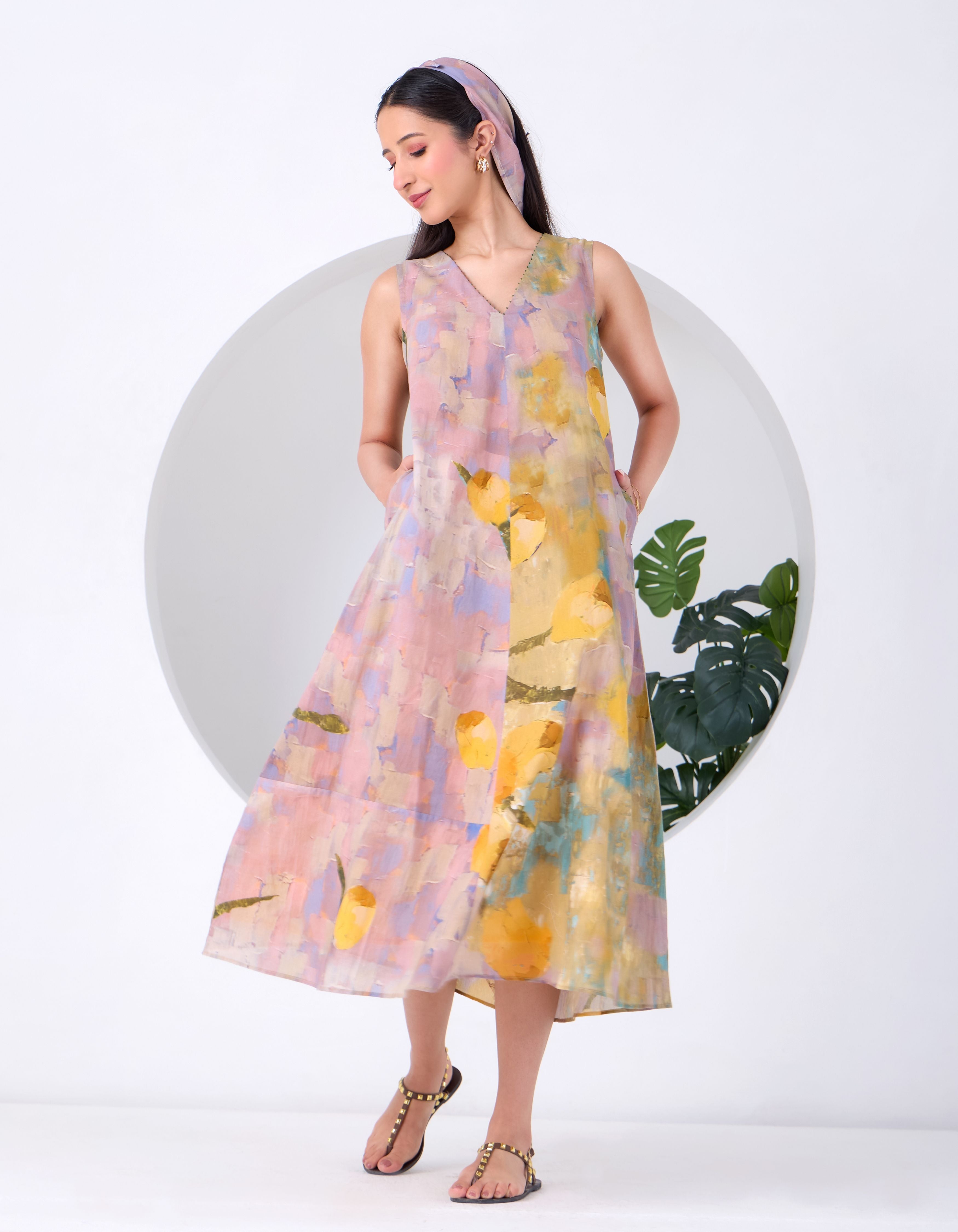 Lilac Ombre June Dress