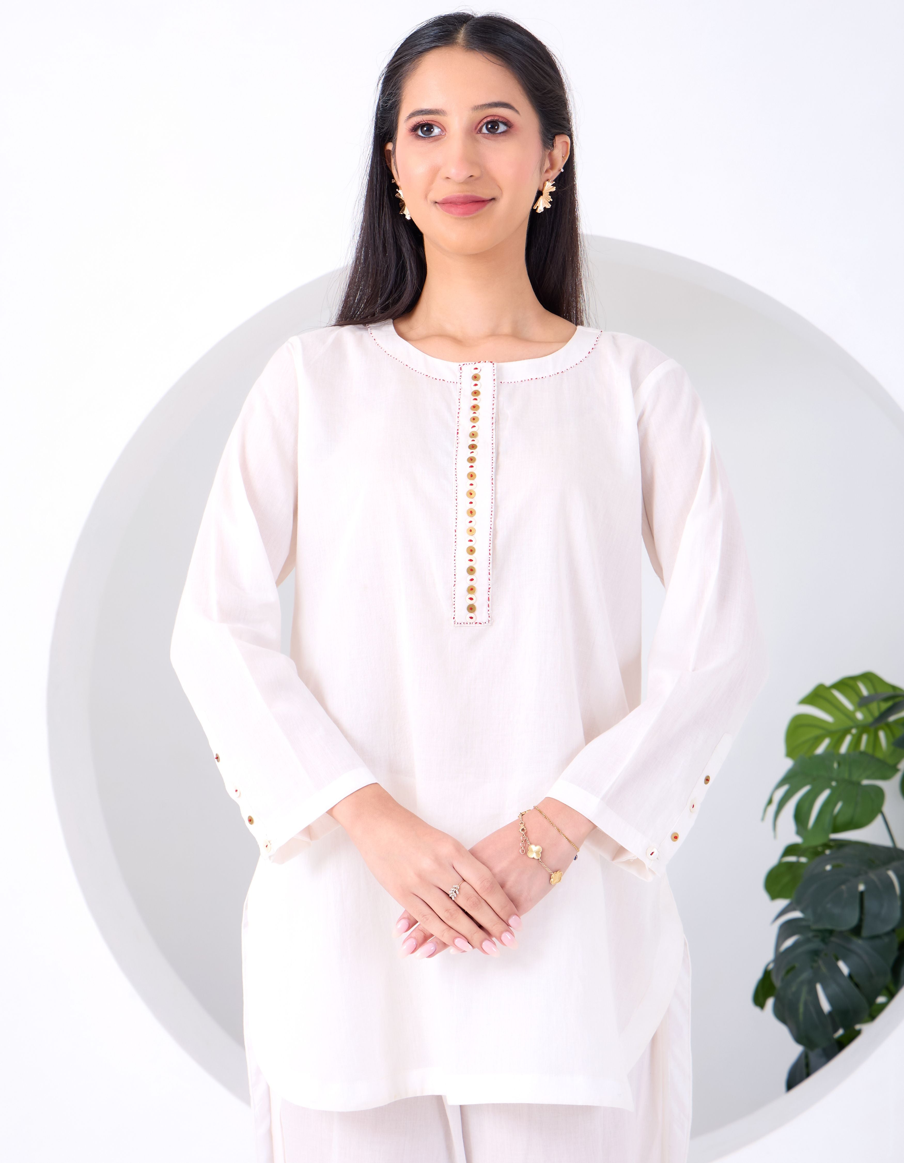 Ivory Blossom June Kurta Set