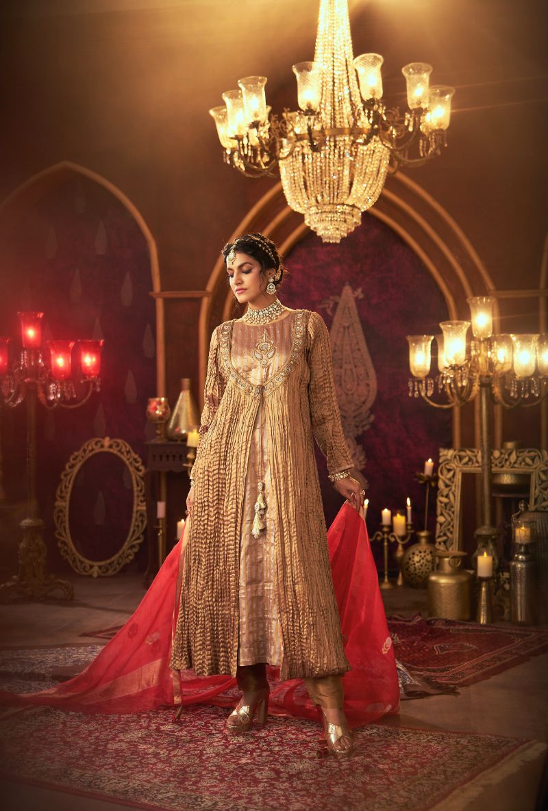Red Jacket Style Kainaat 2.0 Anarklai set