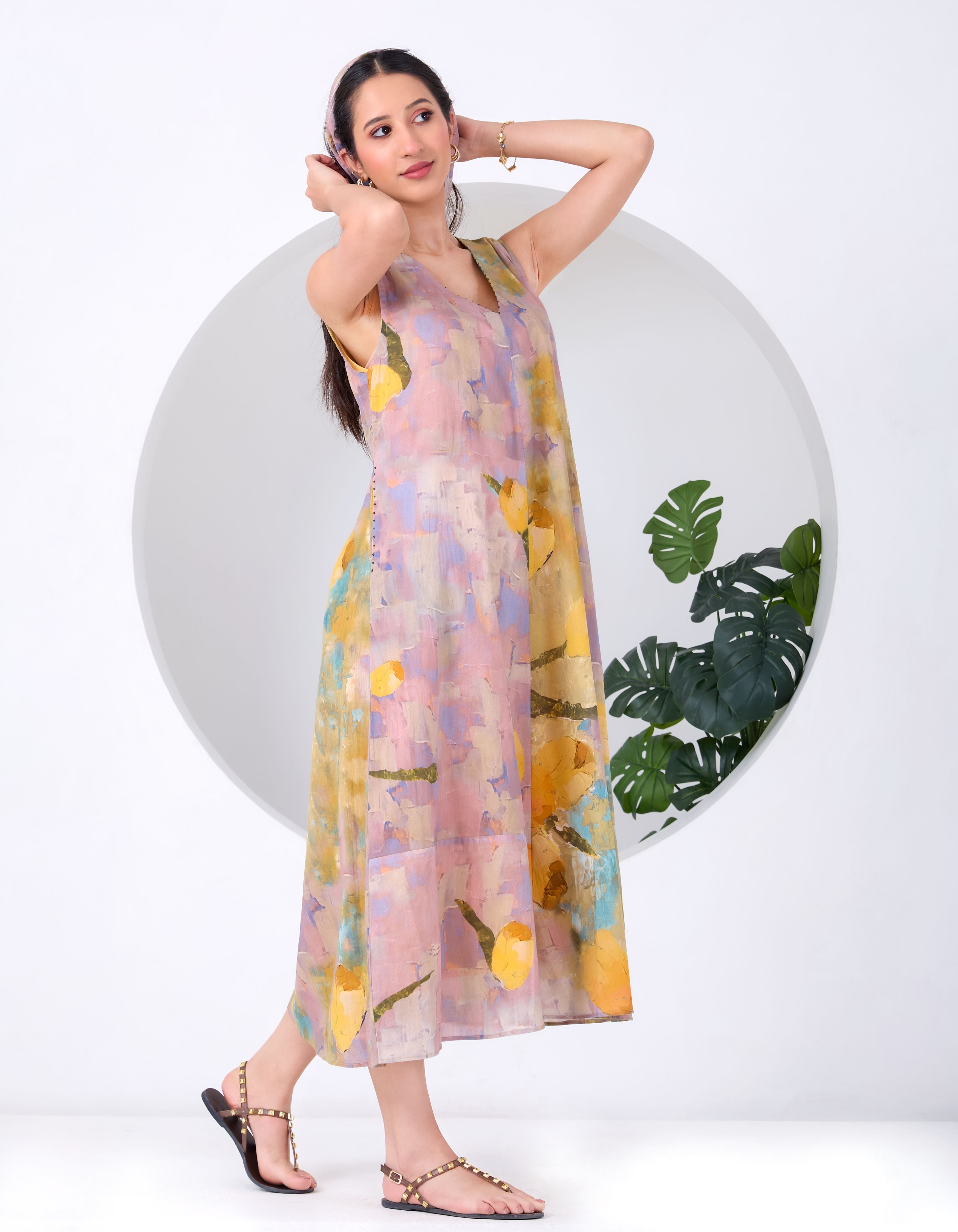 Lilac Ombre June Dress
