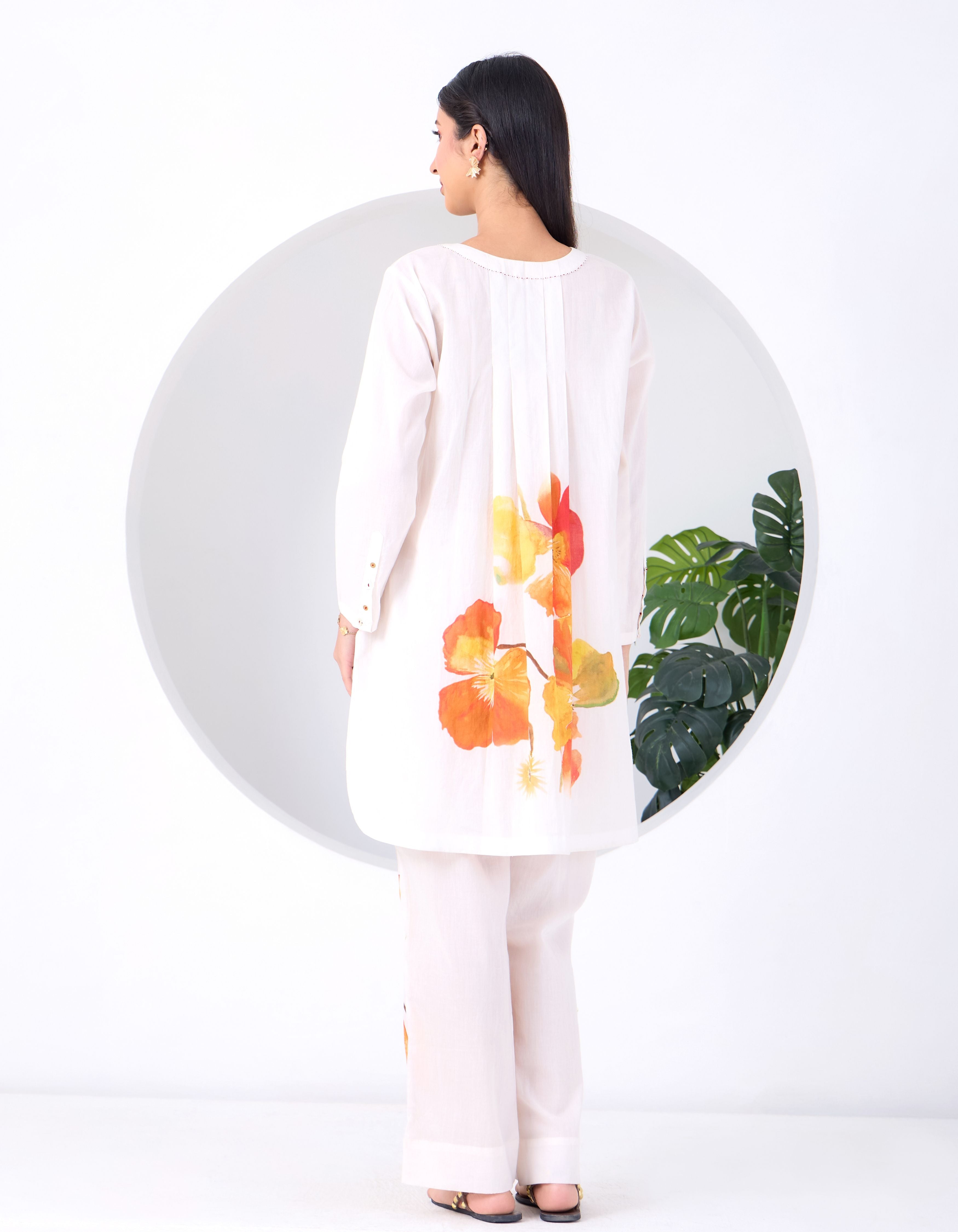 Ivory Blossom June Kurta Set