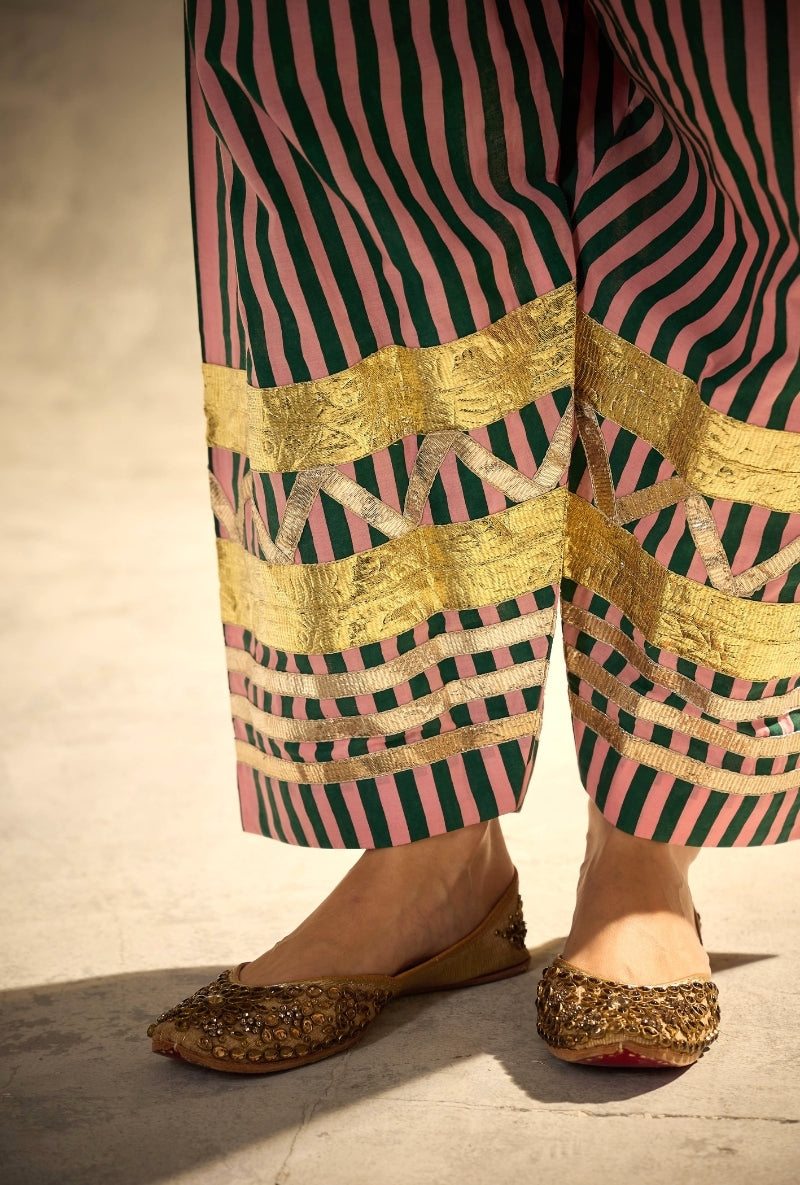 White Choga Style Gulabo Salwar Set