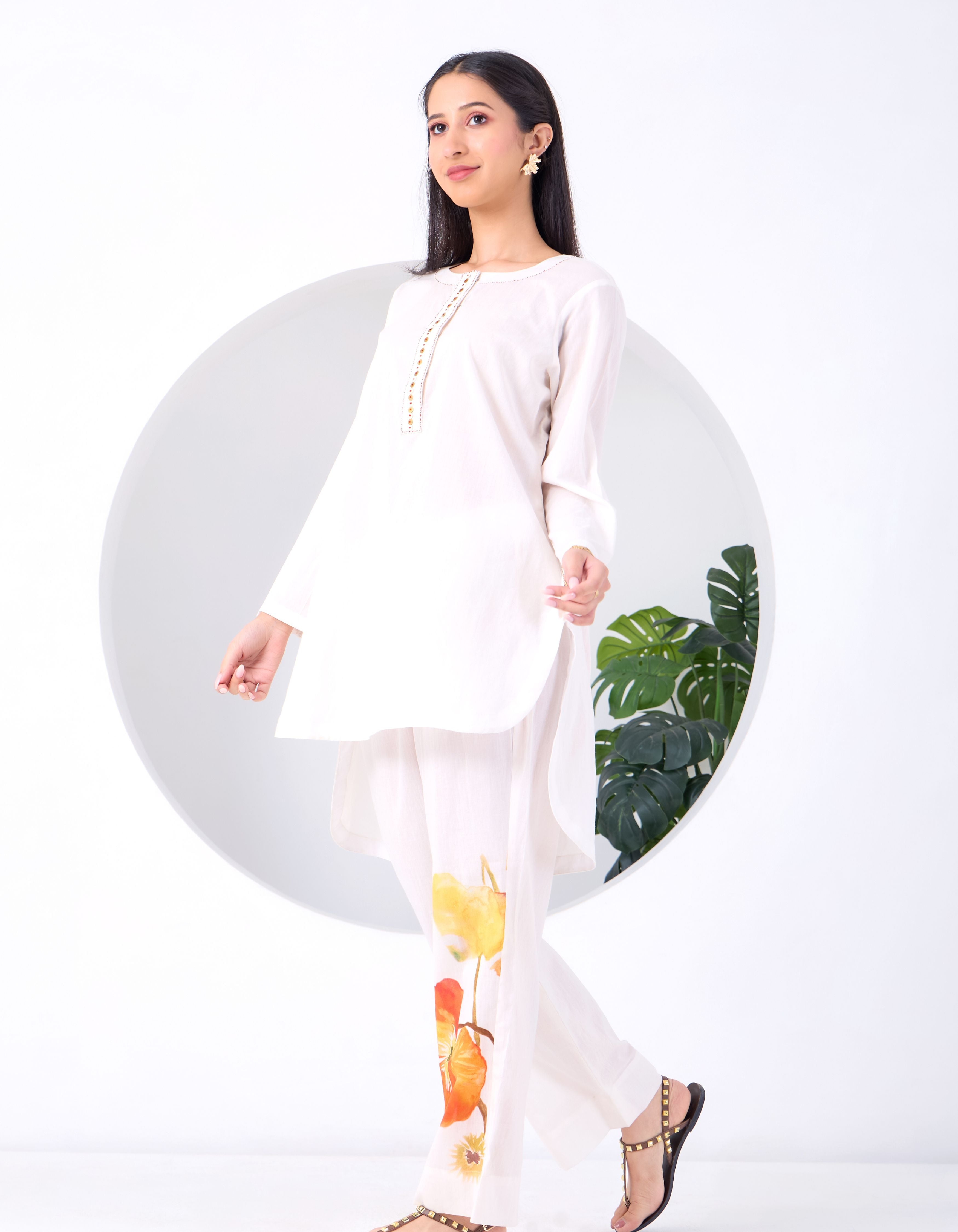 Ivory Blossom June Kurta Set