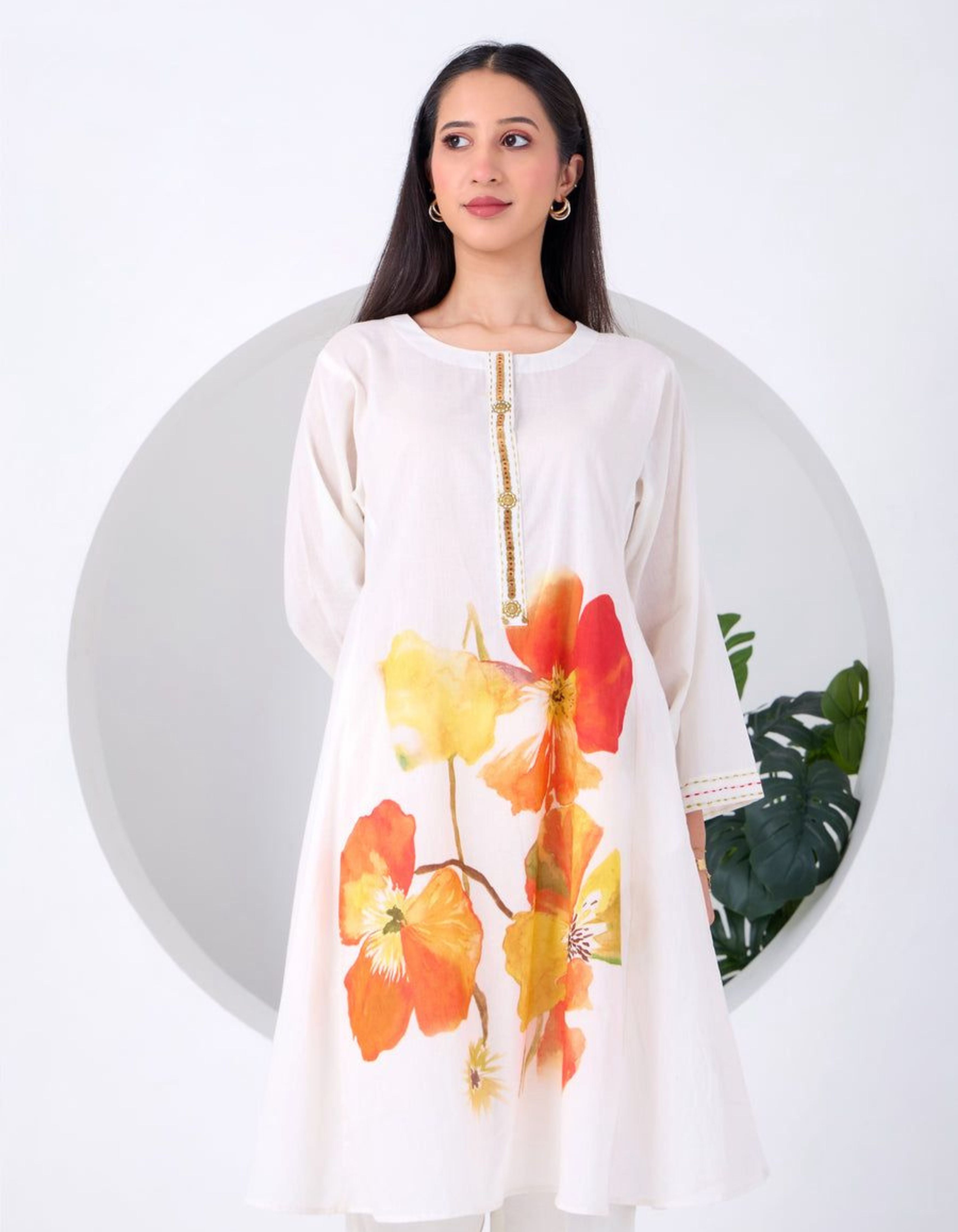 White Daisy Summer June Co-ord Set