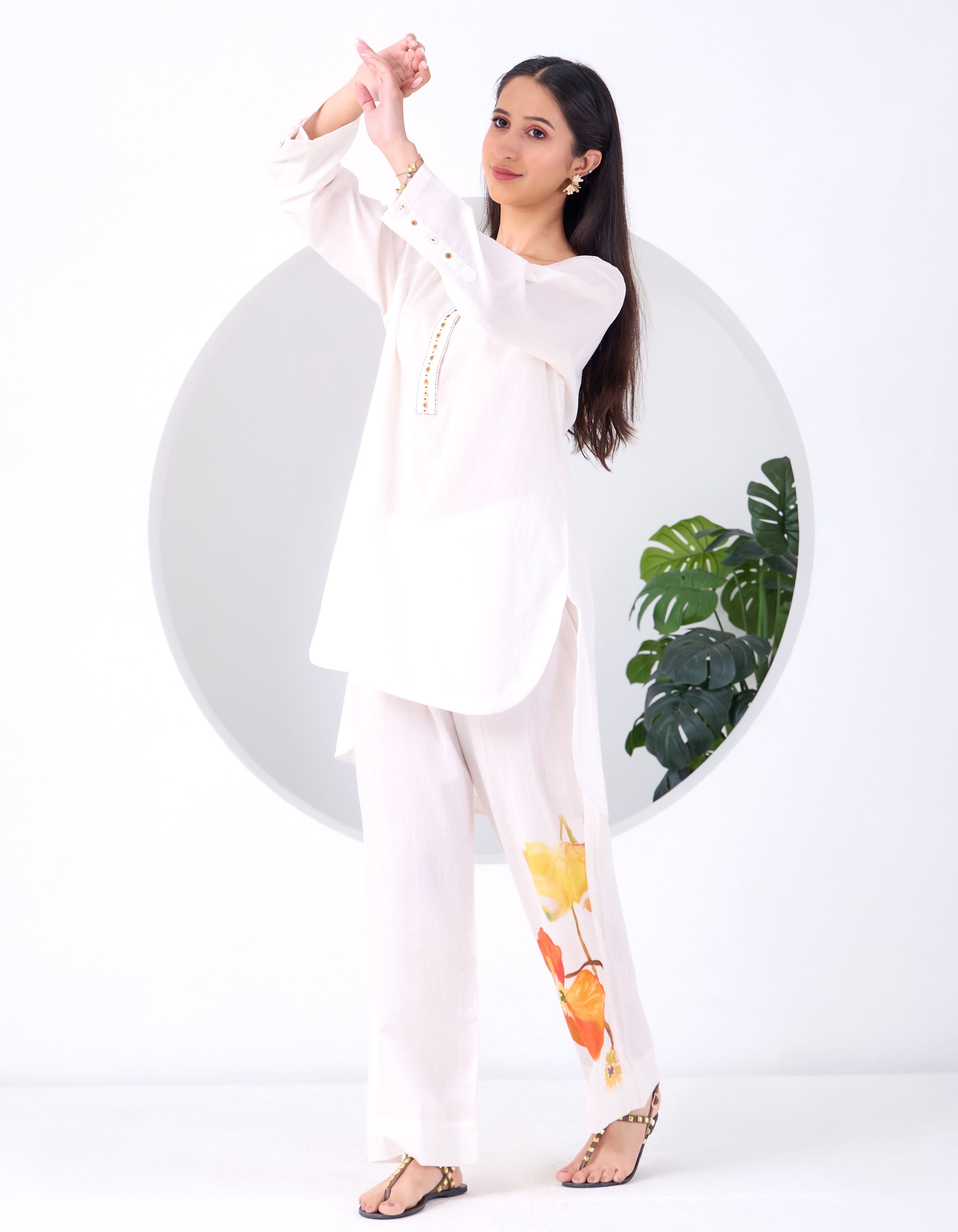 Ivory Blossom June Kurta Set